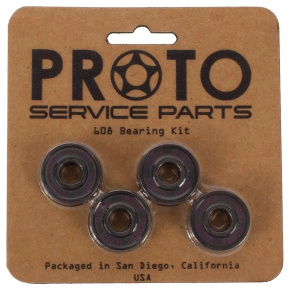 Proto Murder Ložiska Na Koloběžku 4-balení (Černá)