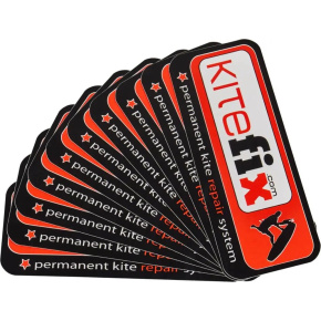 Zestaw 10 naklejek Kitefix (czarny)
