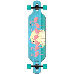 Madrid Drop-Thru Complete Longboard (40"|Flamingos)