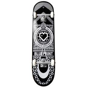 Zestaw do deskorolki Blueprint Home Heart (8"|czarny/biały)