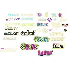 Eclat Stickerpack (Černá)