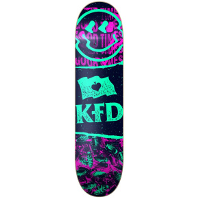 KFD Logo DIY Skate Deska (8.25"|Purple)