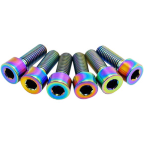 TLC Fit/S&M Titanium BMX Extension Bolts (Rainbow)