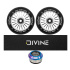 Zestaw 2 sztuk kółek Divine 110 mm Turbo srebrne + Divine griptape + Divine headset
