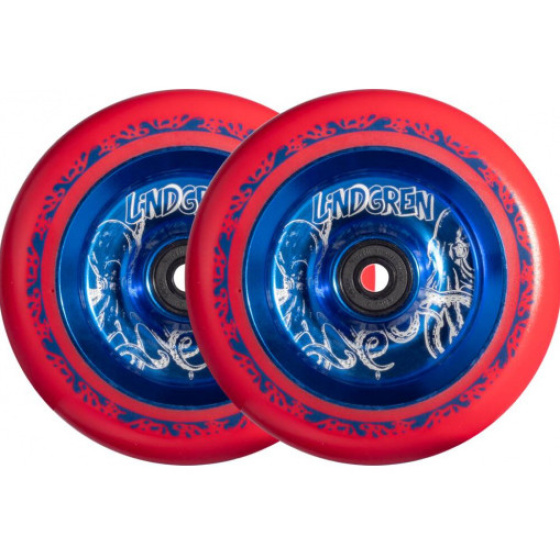 Kółka North Leon Lindgren 110 mm Czerwony 2 szt.