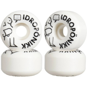 Zestaw 4 kółek do deskorolki Hydroponic Hykea (53 mm|białe)
