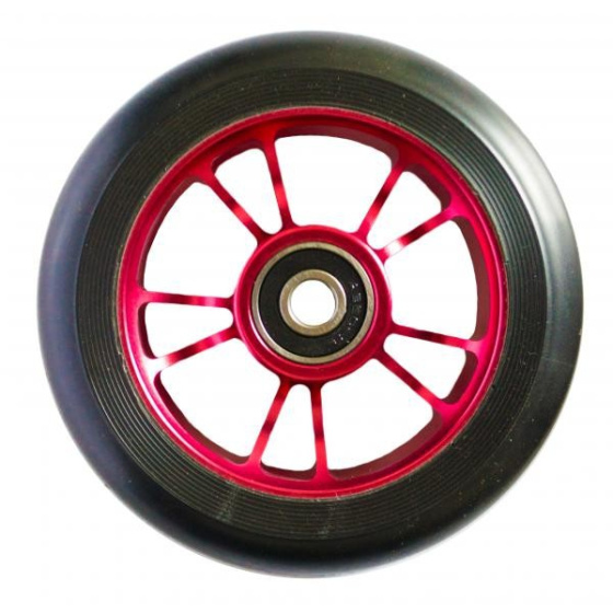 Kołko Blunt 10 Spokes 100 mm Czarny/Czerwony