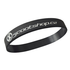 Bransoletka Scootshop.cz Riders for Riders czarna