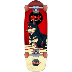 Longboard Madrid Shiba Inu Cruiser 29.25" Czerwony