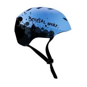 Kask Bestial Wolf Shell Niebieski