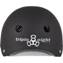 Kask Triple Eight Certified Sweatsaver XS-S Black Rubber
