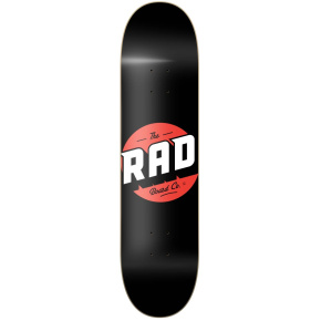 Deskorolka RAD Solid Logo (8.25"|czarny/czerwony)