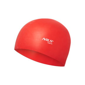 Czepek silikonowy NILS Aqua NQC RD01 czerwony
