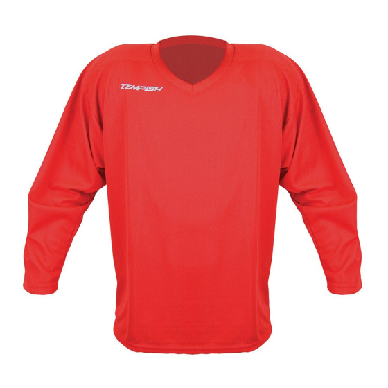 Koszulka hokejowa treningowa 2XL czerwona