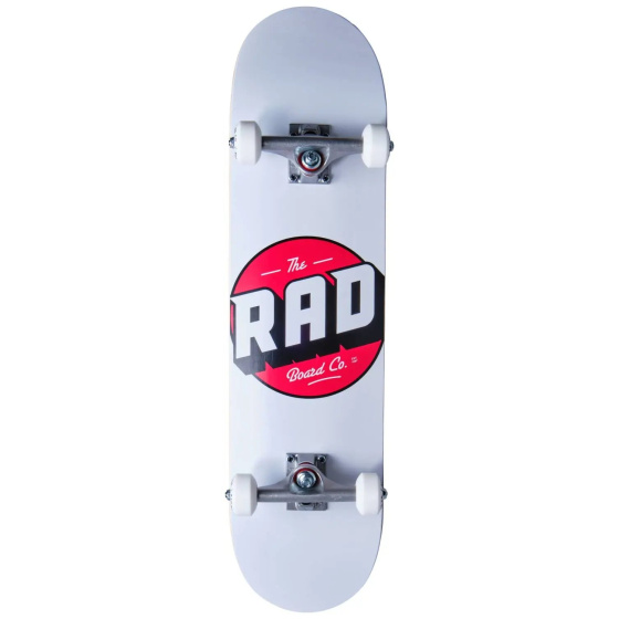 Kompletna deskorolka RAD Logo Progressive (8"|biała)