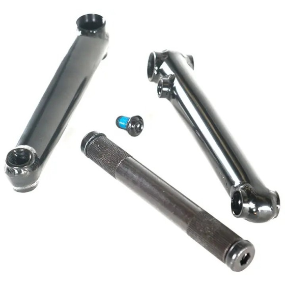 Family Tubular 3-częściowa 48-wypustowa korba BMX (170 mm | Czarny)