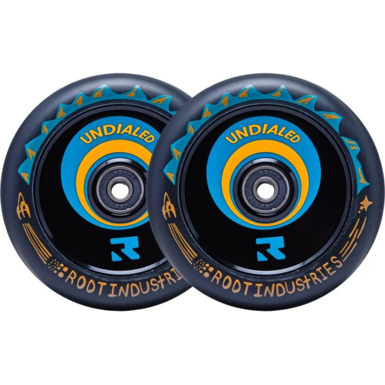 Kółka Root Industries Air Black 110 mm 2 szt. Undialed Pomarańczowy
