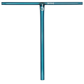 Kierownica Divine T-bar standard 650 mm Polished Teal Kierownica Divine T-bar standard 650 mm Polished Teal