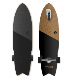 Longboard Street Surfing SHARK ATTACK 35 ”Koa czarny