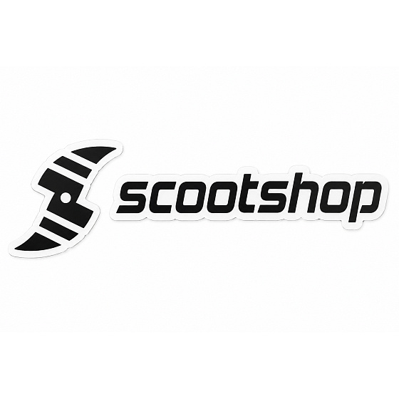 Duże czarne naklejki Scootshop