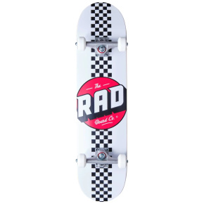 Zestaw do deskorolki RAD Checker Stripe (7.75"|Biały)