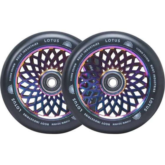 Kółka Root Lotus 110x24 mm Rocket Fuel/Black 2 szt.