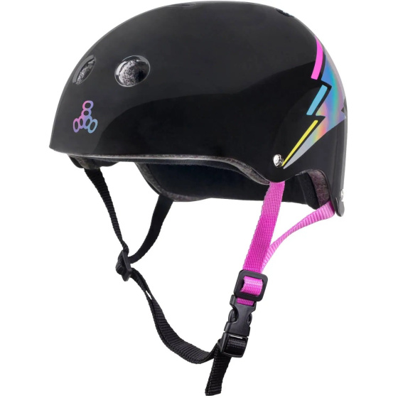 Kask Triple Eight Certified Sweatsaver XS-S z czarnym hologramem