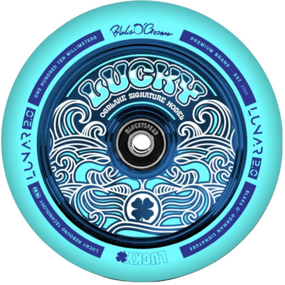 Kółko Lucky OG Blake 110 mm Turkusowy