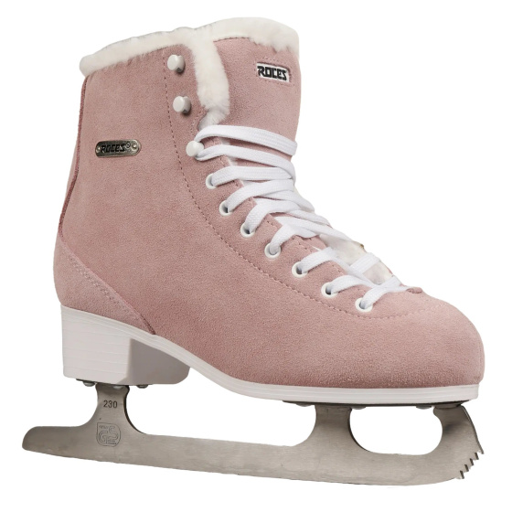 Roces Suede Eco-Fur Łyżwy Figurowe (Suede Pink|36)