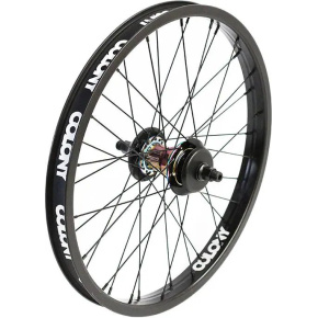 Tylne koło Colony Pintour 20" Męskie Freecoaster BMX (Czarny/Tęczowy|Prawy napęd)