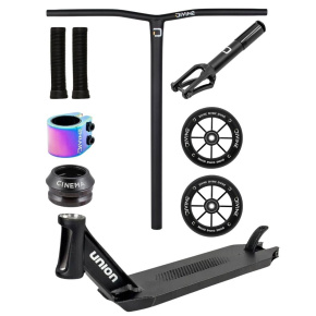 Hulajnoga freestyle Custom Divine X Union HoneyComb czarna Hulajnoga freestyle Custom Divine X Union HoneyComb czarna