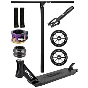 Hulajnoga wyczynowa Custom Divine X Union HoneyComb czarna