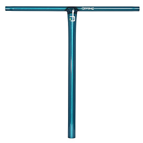 Kierownica Divine T-bar standard 580x580 mm Polished Teal
