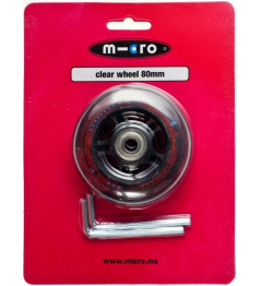 Micro Wheel 80 mm Przezroczysty