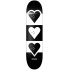 Deskorolka Heart Supply Check Stripe (8.5"|czarny)