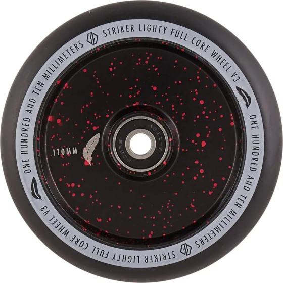 Kółko Striker Lighty Full Core V3 Splash Czarny/Czerwony