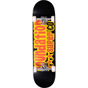 Foundation 3 Star Skateboard Komplet (8.125"|Czarny)