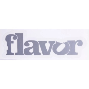 Naklejka Flavor Srebrny