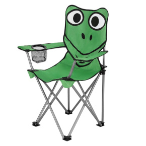 Krzesło składane dla dzieci NILS Camp NC3007 żaba