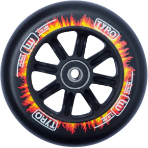 Kółko Longway Tyro Nylon Core 110 mm Black/Fire Flame