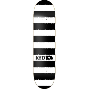 Deskorolka KFD Stripes (8"|biała)