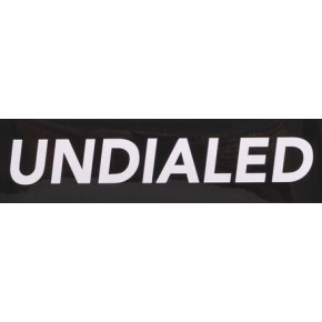 Naklejka Undialed Logo Czarny