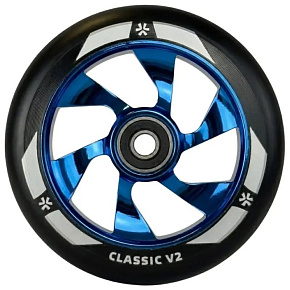 Union Classic V2 Pro Scooter Wheel 110mm Chrome Blue Union Classic V2 Pro Scooter Wheel 110mm Chrome Blue