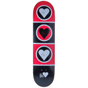 Deskorolka Heart Supply Squad (8.375"|czarny/czerwony/biały)
