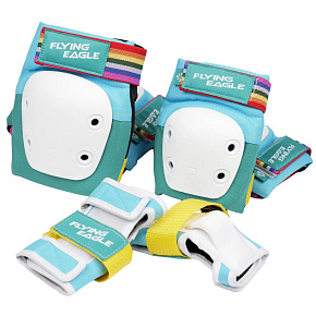 FlyingEagle Valiant Dětské Chrániče Na Brusle (M|Modrá)