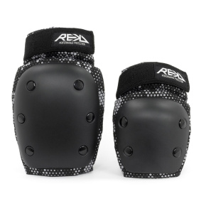 REKD Youth Heavy Duty Double Pad Set - czarny/szary - średni
