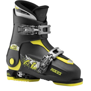 Roces Idea Up 6in1 Regulowane Dziecięce Buty Narciarskie (19-22|Czarny/zielony)