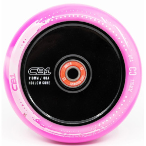 Core CB1 Hollow Plastic Kolečko Na Freestyle Koloběžku (Bílá)