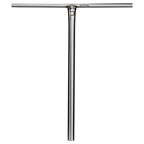 Kierownica Divine T-bar srebrna oversize 650x610 mm
