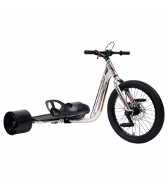 Trajka Notorious 4 Drift Trike - Chrome Black